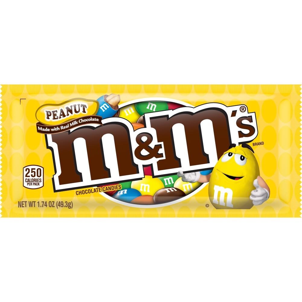 M&M PEANUT CHOCOLATE CANDY 5.3
