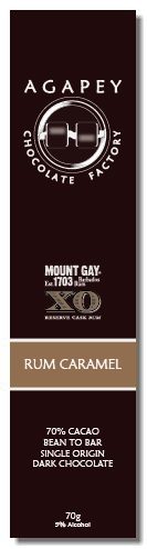 AGAPEY CHOCOLATE RUM CARAMEL 70G