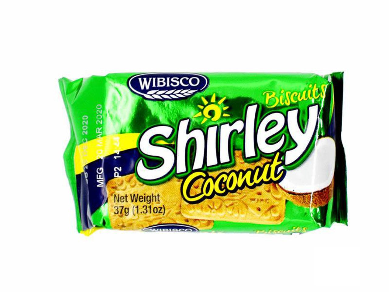 SHIRLEY COCONUT BISCUITS 37G