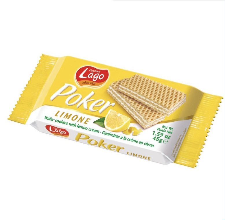 POKER LEMON WAFER 45 G