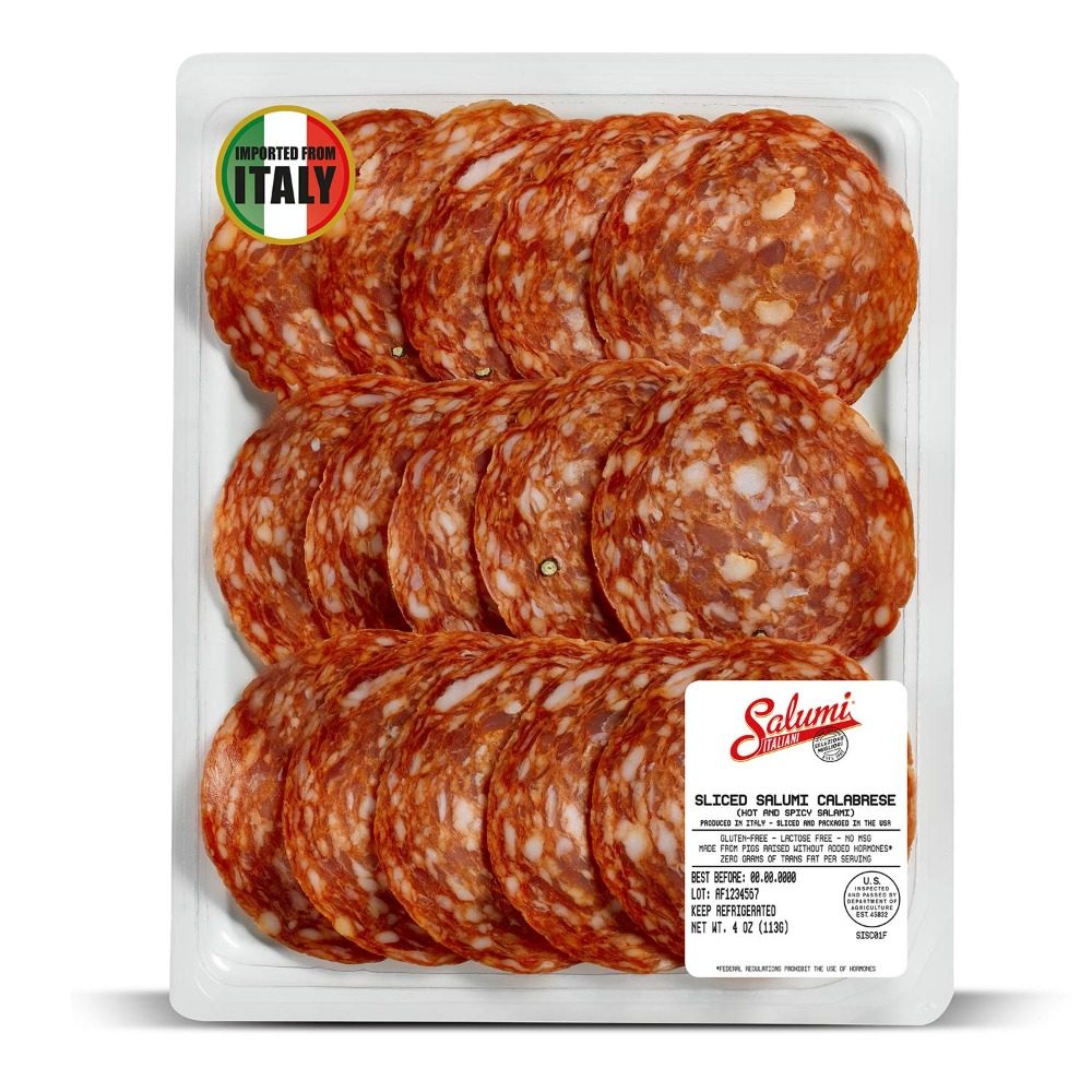 SALUMI SLICED CALABRESE SALAMI 4OZ