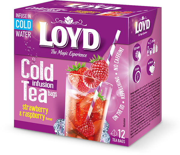 LOYD COLD INFUSION STRAWBERRY & RASPBERRY 12CT