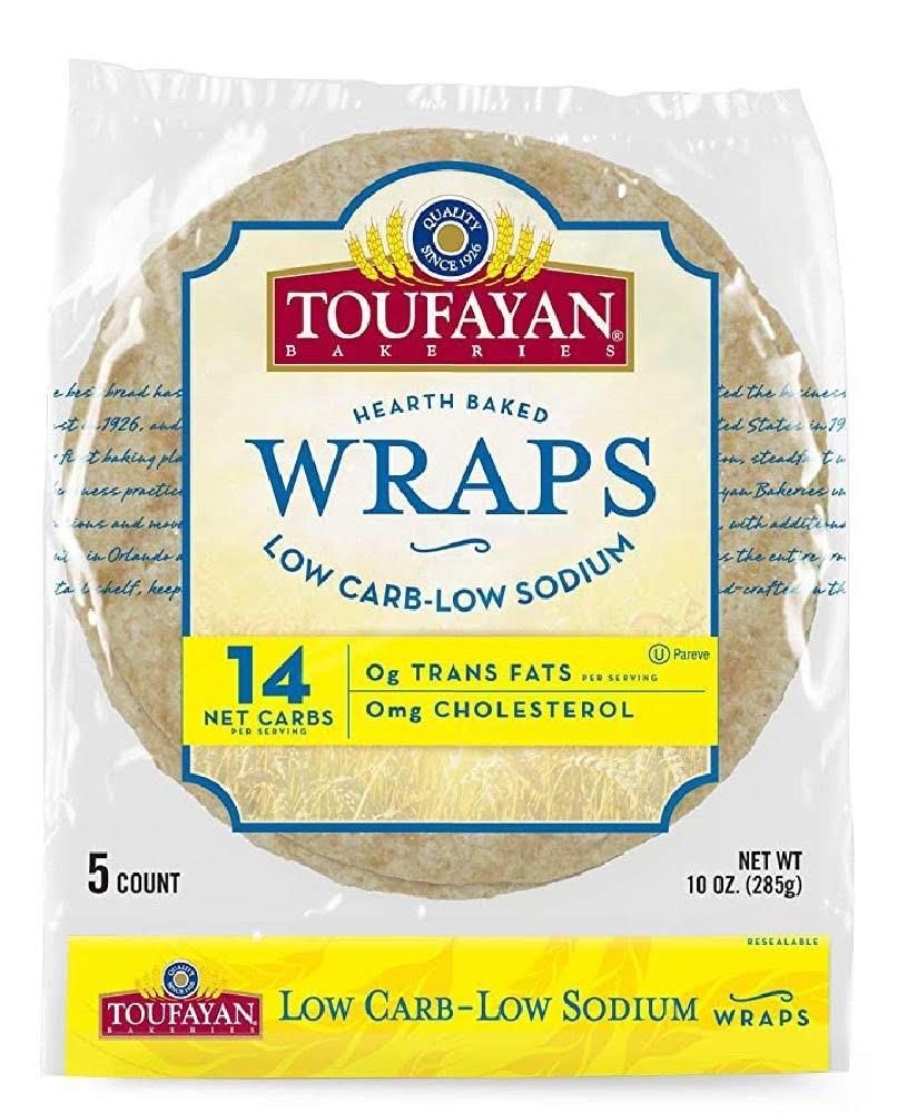 TOUFAYAN LOW CARB WRAPS 10OZ