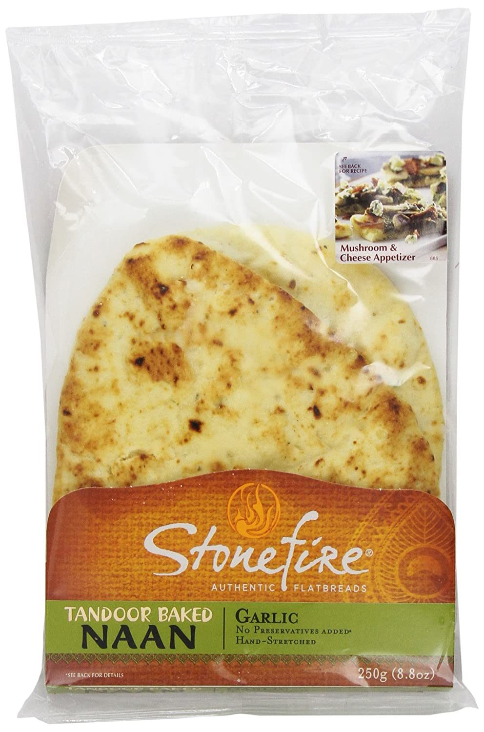 STONEFIRE NAAN GARLIC BREAD 8.8 OZ