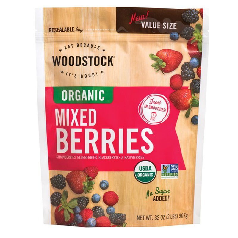 WOODSTOCK FRZ MIXED BERRIES 32 OZ.