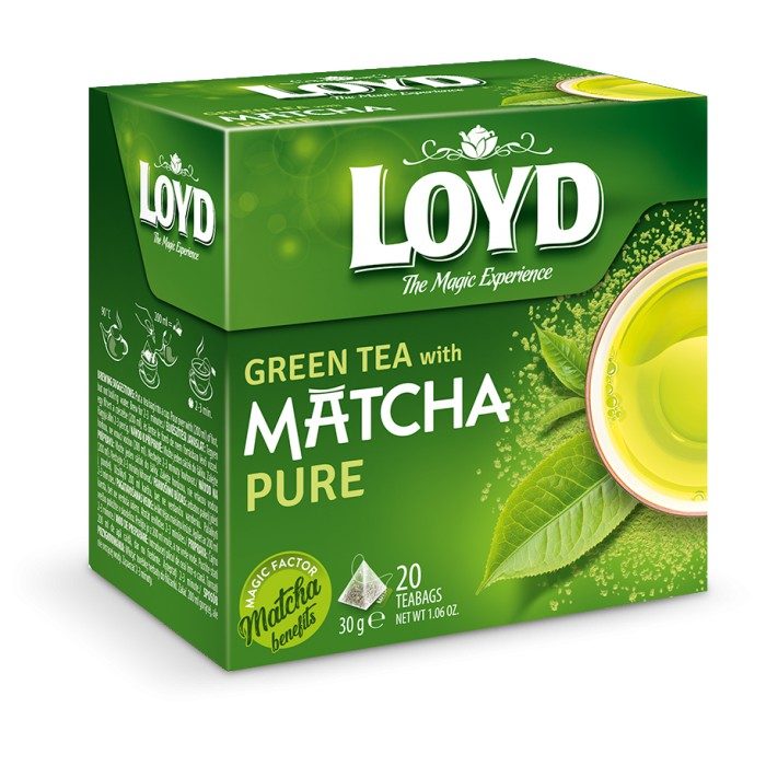 LOYD GREEN TEA MATCHA PURE 20CT