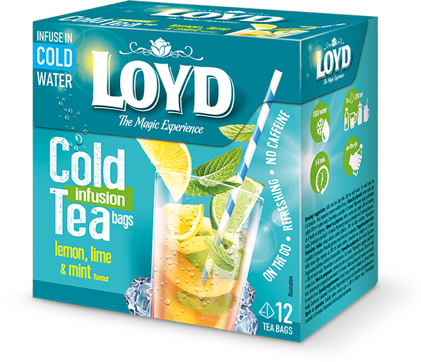 LOYD COLD INFUSION LEMON LIME & MINT 12CT