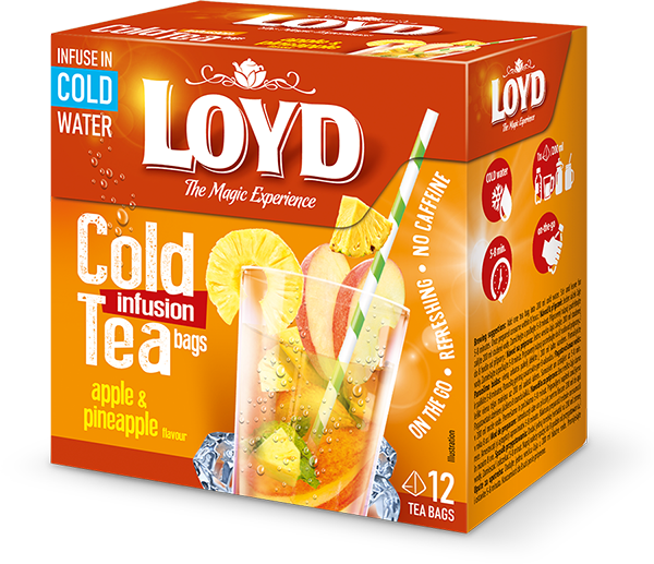 LOYD COLD INFUSION APPLE & PINEAPPLE TEA 12CT