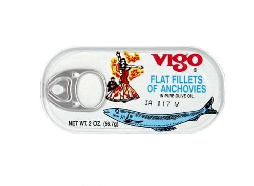 VIGO FLAT ANCHOVIES 2OZ