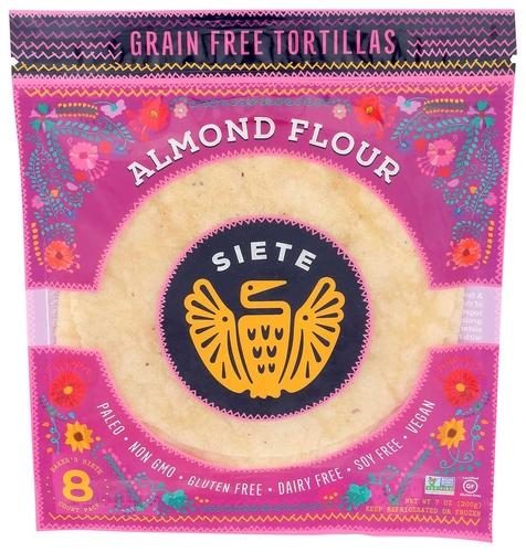 SIETE ALMOND FLOUR TORTILLAS 7OZ