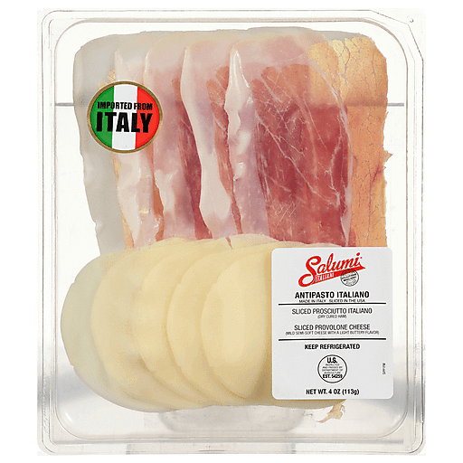 SALUMI PROSCIUTTO PROVOLONE SLICES 4 OZ