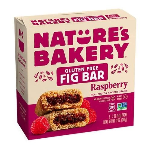 NBAKERY GF RASPBERRY FIG BARS 12OZ*6PK