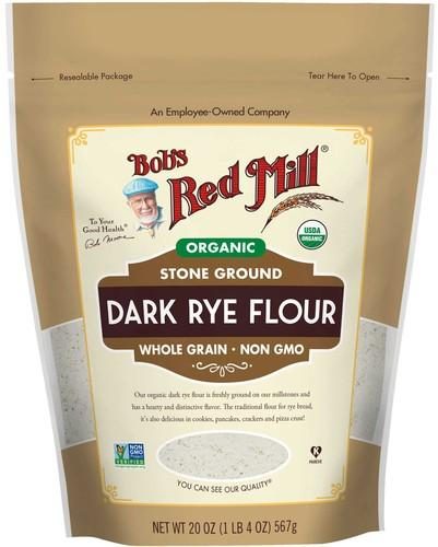 BOBS RED MILL DARK RYE FLOUR ORG 20 OZ