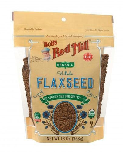 BOBS RED MILL ORGANIC WHOLE BROWN FLAXSEEDS 13OZ