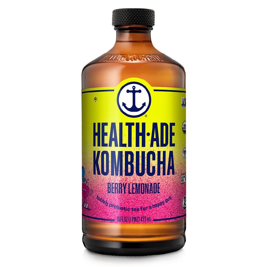 HEALTHADE BERRY LEMONADE KOMBUCHA 16OZ