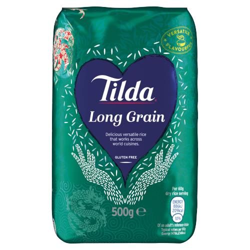 TILDA LONG GRAIN RICE 500G