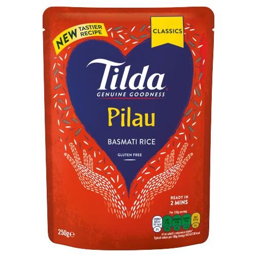 TILDA PILAU BASMATI RICE 250G
