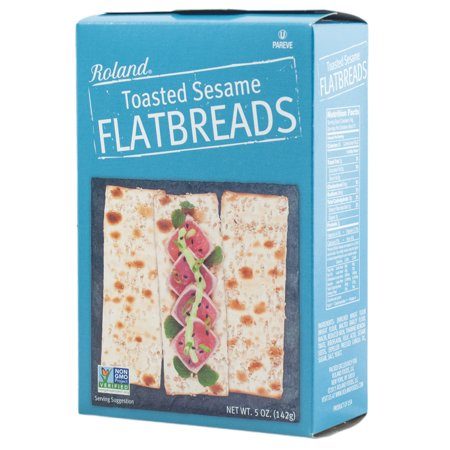 ROLAND SESAME FLATBREADS 5 OZ