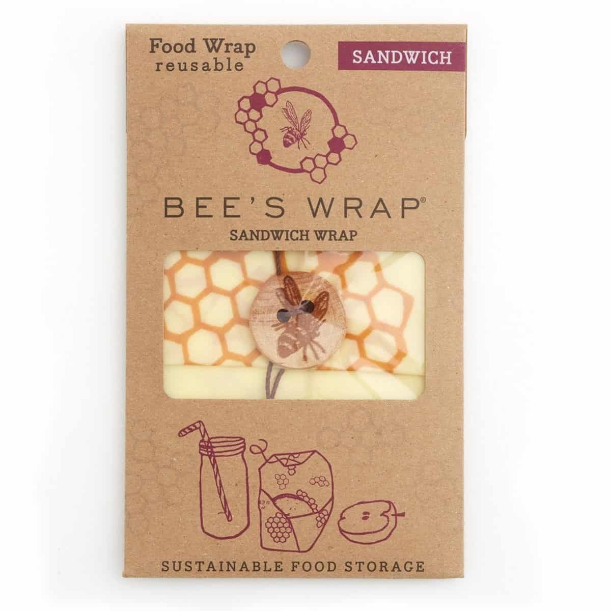 BEES WRAP REUSABLE SANDWICH WRAP 1CT