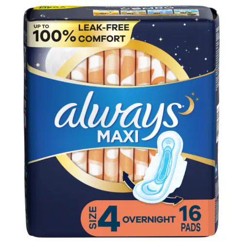 ALWAYS MAXI PADS 16CT SZ 4