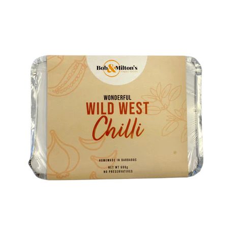 BOB & MILTON FRZN WILD WEST CHILLI 600G