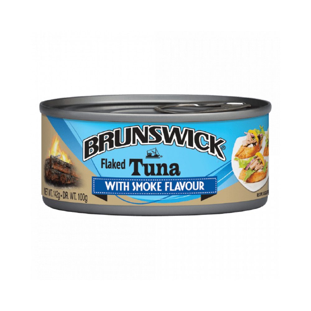 BRUNSWICK FLAKED TUNA WITH SMOKE FLAVOUR 142 G