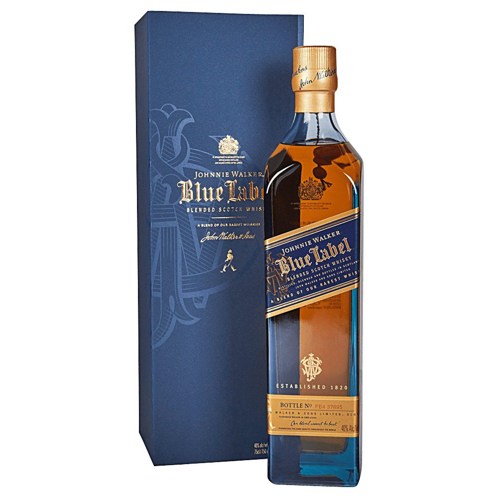 JOHNNIE WALKER BLUE LABEL 750ML