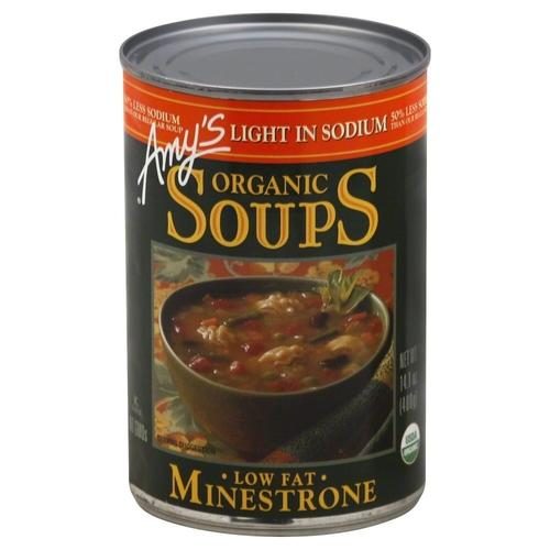 AMYS MINESTRONE SOUP LOW FAT/SODIUM 14.1OZ