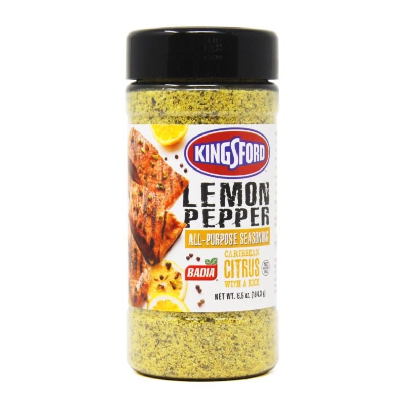 BADIA KINGSFORD LEMON PEPPER SEASONING 6.5 OZ