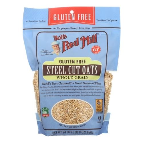 BOBS RED MILL STEEL CUT OATS GF 24OZ