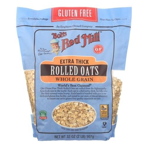 BOBS RED MILL EXTRA THICK ROLLED OATS GF 32OZ