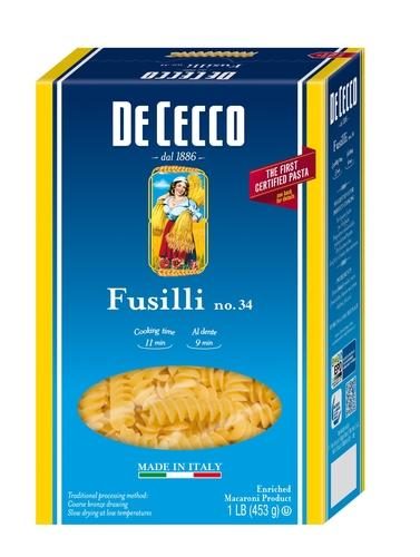 DE CECCO FUSILLI NO.34 PASTA 16OZ