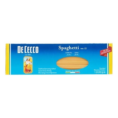 DE CECCO SPAGHETTI PASTA 16OZ
