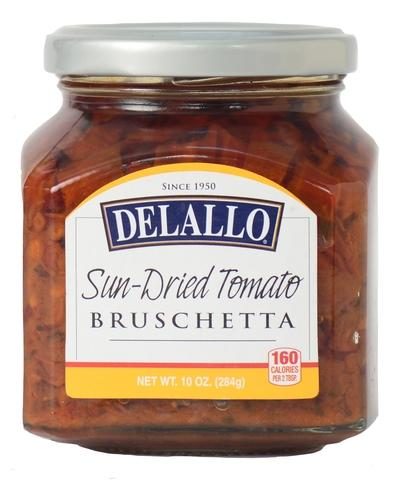 DELALLO SUNDRIED TOMATO BRUSCHETTA 10 OZ