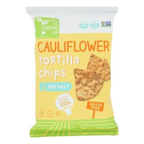 FROM THE GROUND UP SEA SALT CAULIFLOWER CHIPS 4.5OZ