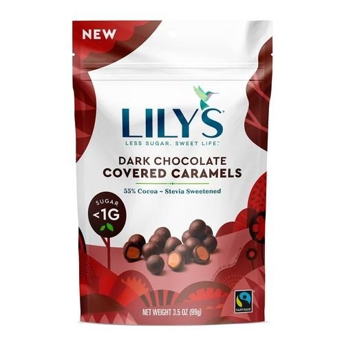 LILYS DARK CHOCOLATE CARAMELS 3.5OZ