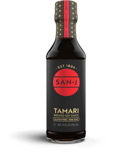 SAN J GF BLACK TAMARI SOY SAUCE 10OZ