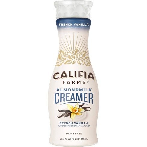 CALIFIA FARMS FRENCH VANILLA ALMOND MILK COFFEE CREAMER 25.4OZ