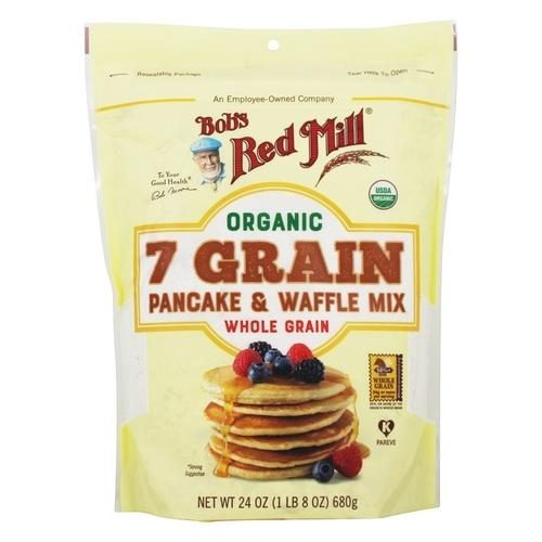 BOBS RED MILL 7 GRAIN PANCAKE WAFFLE MIX 24OZ