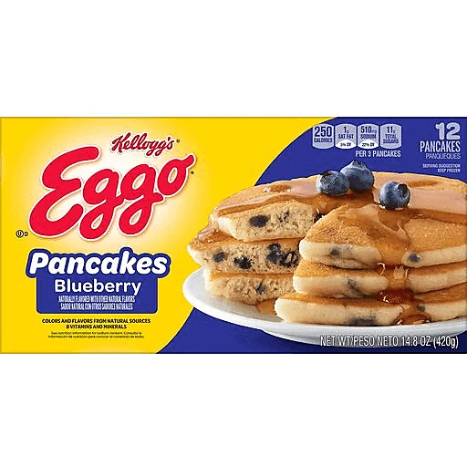 EGGO BLUEBERRY PANCAKES 14.1OZ