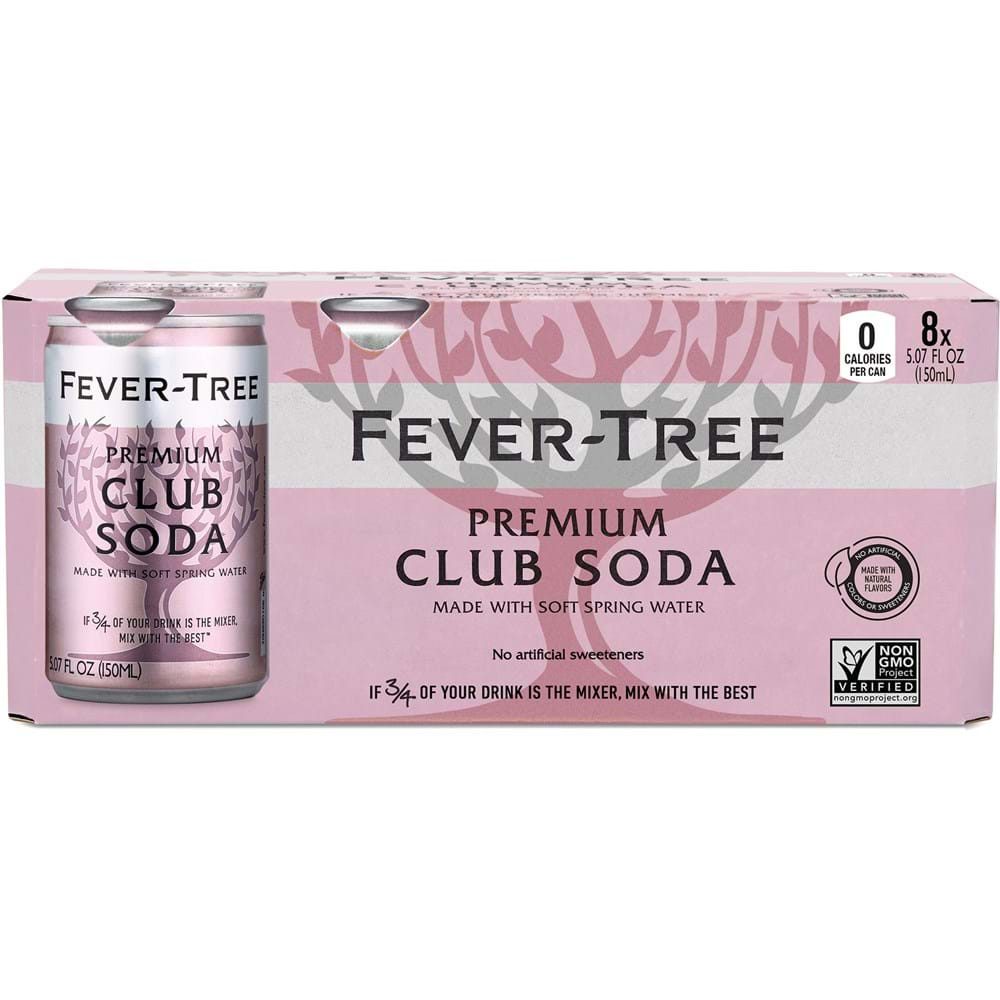 FEVER TREE CLUB SODA CAN 8PK 150ML