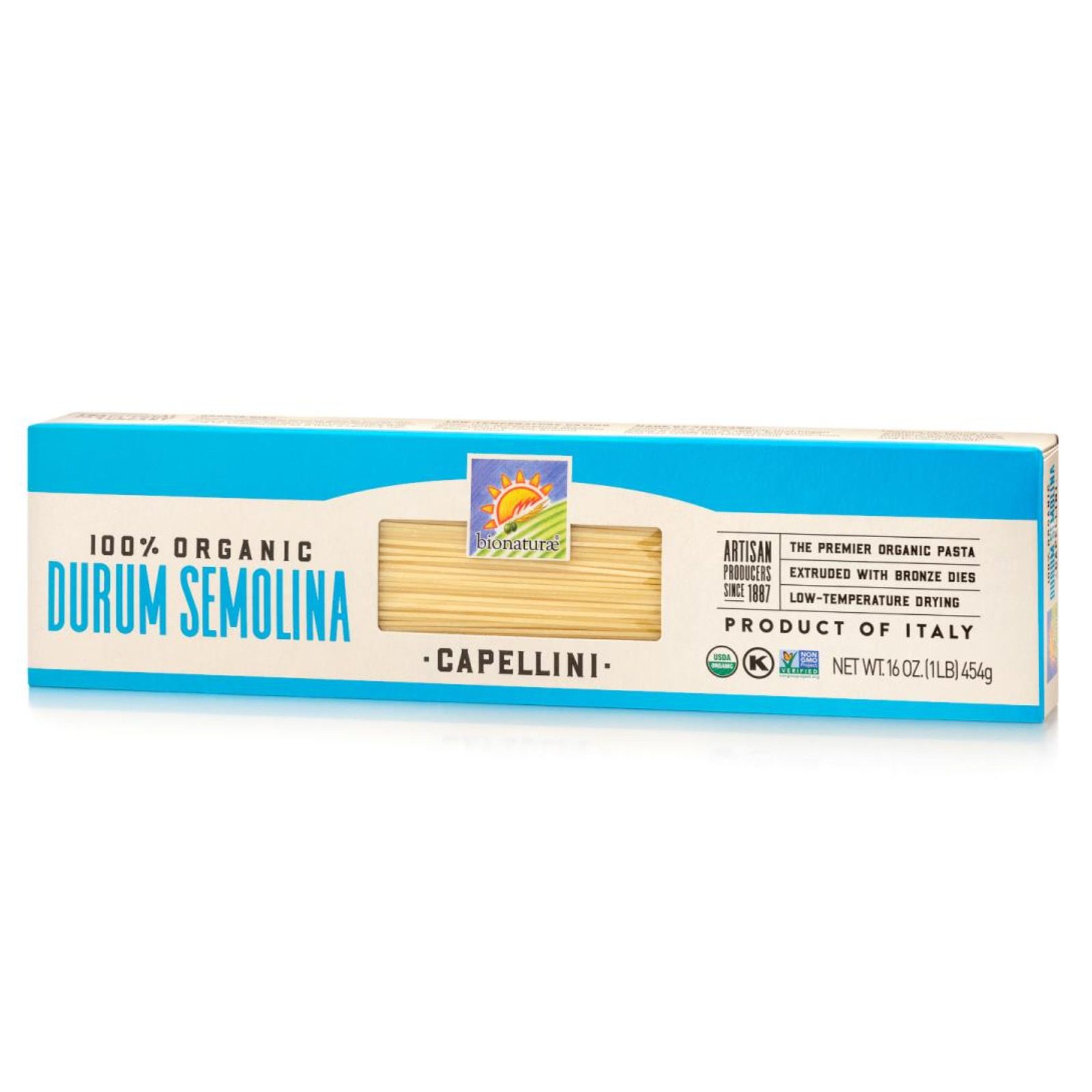 BIONATURAE CAPELLINI PASTA 16OZ