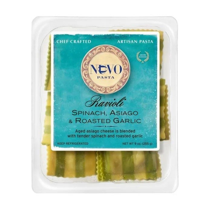 NUOVO SPINACH & ASIAGO RAVIOLI 9OZ
