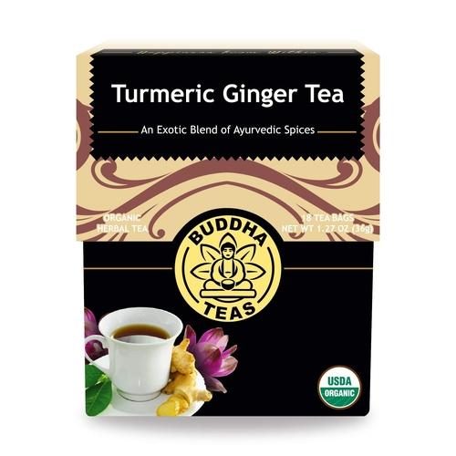BUDDHA TEAS TURMERIC GINGER TEA  18BAG