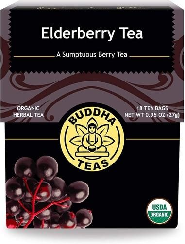 BUDDHA TEAS ELDERBERRY TEA 18BAG