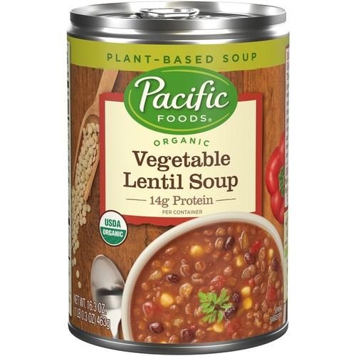 PACIFIC SOUP VEG LENTIL 16.3 OZ