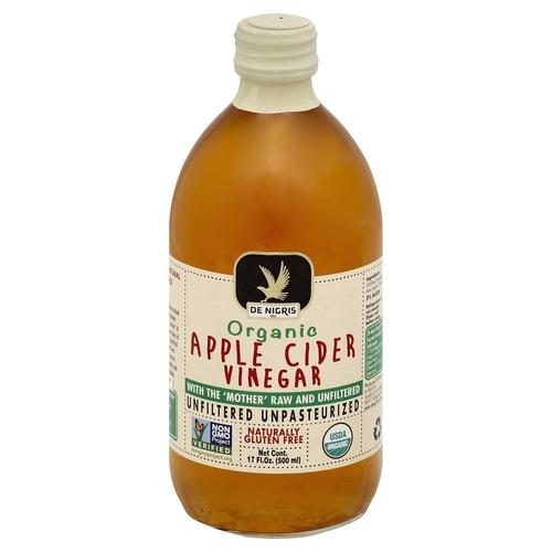 DE NIGRIS ORGANIC APPLE CIDER VINEGAR UNFILTERED 17OZ