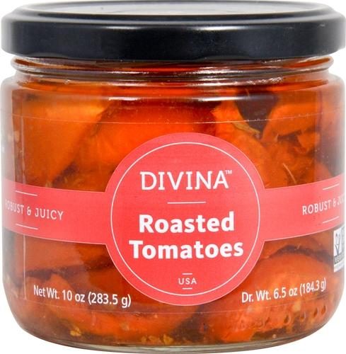 DIVINA ROASTED TOMATOES IN OIL HERBS 10 OZ