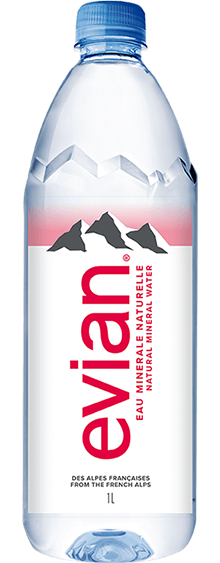 EVIAN NATURAL SPRING WATER 1L