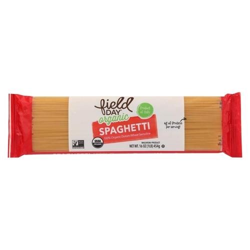 FIELD DAY ORGANIC SPAGHETTI 16OZ